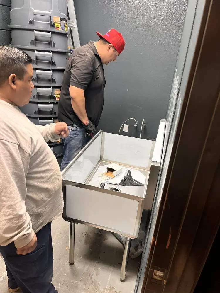 Commercial plumbing and sink installation in Mount Holly