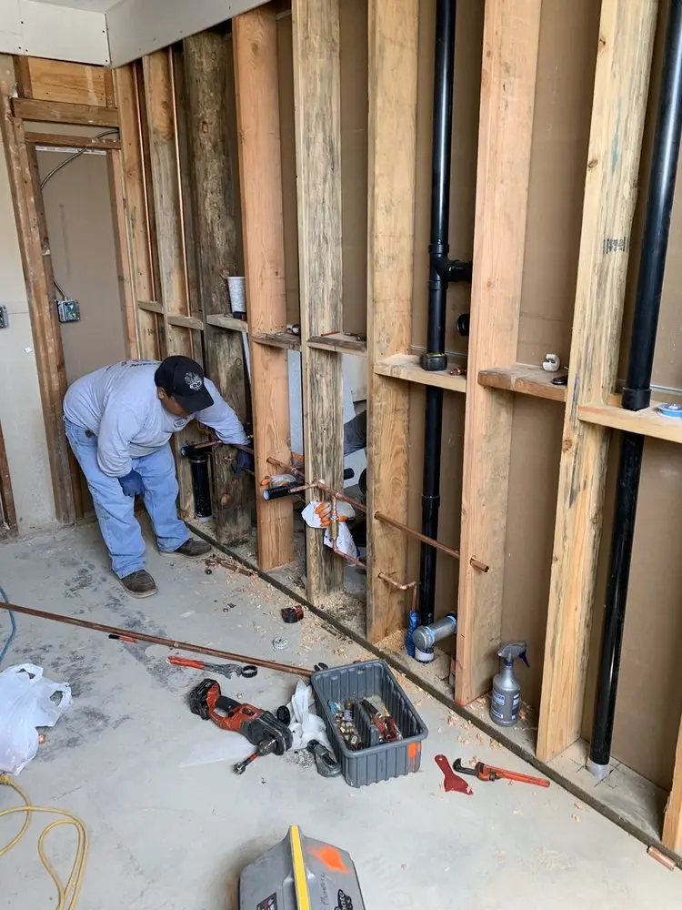 Commercial rough-in plumbing for Trenchless Sewer Repair in Mount Holly
